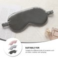 thumbnail image 3 of KAKOWELY 3Pcs Two-sided Artificial Silk Sleeping Mask Breathable Protective Eye Mask,8.27"X3.74"X0.98", 3 of 5