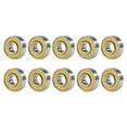 thumbnail image 3 of Rodamientos 608rs ABEC-9 Rodamiento de bolas Scooter Ranura profunda Miniatura Amarillo 10pcs, 3 of 6