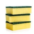thumbnail image 5 of Heavy Duty Scrub Sponges - Dishwashing Sponge Along with A Thought Scouring Pad -Ideal for Cleaning Kitchen ,Dishes, Bathroom- Yellow- 20 Dish sponges, 5 of 7