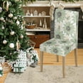 thumbnail image 3 of 4PCS Dining Chair Covers, Watercolor Sunflowers Green Stretch Removable Washable Slipcover Chair Protector for Dining Room Home Decor, 3 of 6