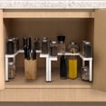 thumbnail image 3 of Expandable Spice Rack, Stackable Storage Cabinet Storage Set 2 Shelves, 3 of 8