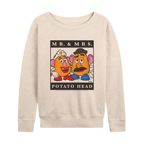 Toy Story 4 - Type Block Potato Head - Women's Lightweight French Terry Long Sleeve Shirt