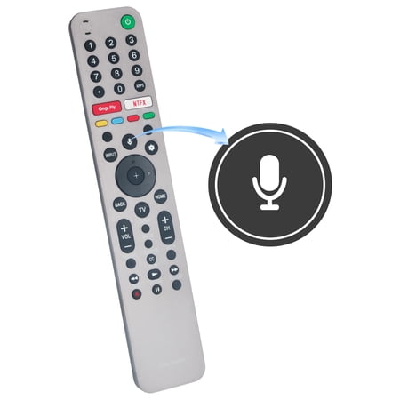 New RMF-TX600U Voice Replace Remote Control fit for Sony TV KD75X75CH KD75X75CH/C KD75X75CHC KD-55X750H
