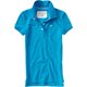 thumbnail image 1 of Aeropostale Womens Uniform A87 3 Button Polo Shirt, Azul, X-Small, 1 of 1