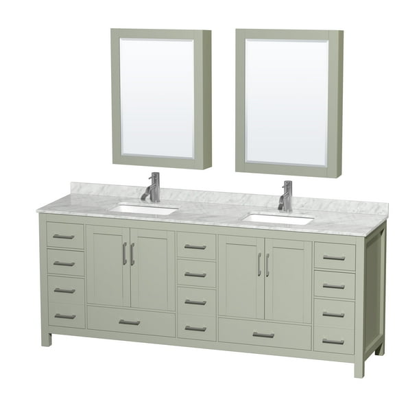 Wyndham Collection Wcs141484dunsmed Sheffield 84" Free Standing Double Basin Vanity Set -