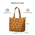 thumbnail image 4 of 22 Inch Oversized Travel Bag Lightweight Canvas Weekender Duffel with Multi Pockets, Animal Print, 4 of 5