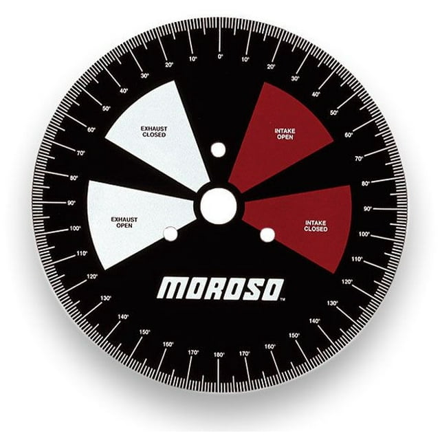 Moroso Performance Camshaft Degree Tool 62190 In Car Use; Heavy Gauge Metal; Adapter For Virtually Any Engine