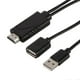 thumbnail image 1 of 1080P USB Female to HDMI Male HDTV Video Adapter Cable for Android IOS Smartphone and Tablet, 1 of 5
