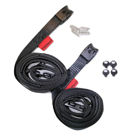 

2 pc Wind Strap Kit Hot Tub Secure ACW Loc Spa Hurricane Tie Down 8 Ft | BLACK | 8ACW412P