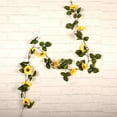 thumbnail image 1 of Decoración de Plantas con Enredaderas de Hojas de Arce y Girasoles, Decoración Colgante con Forma de Hombre., 1 of 7