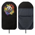 thumbnail image 6 of POLERO Watercolor Panda Flower Car Front Seat Mat Cushion, Waterproof Terry Cloth Seat Cover, Universal for SUVs, Trucks, Vans and Daily Use, 6 of 7
