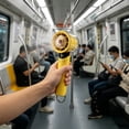 thumbnail image 6 of Handheld Cooling Fan Portable Ice Cooling Fan USB Rechargeable 100 Speeds Strong Airflow Digital Display Foldable Design, Long Battery Portable Use, for Travel Outdoor Camping Office, 6 of 8