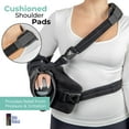 thumbnail image 5 of Alpha Medical Shoulder Immobilizer w/ Removable Pillow – Rotator Cuff – Sublexion – Shoulder Abduction Sling – Post-Op Shoulder & Arm Brace w/ exercise ball.  Fits Right or Left Arm.  L3660, 5 of 6