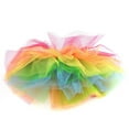 thumbnail image 4 of DuoJiaJ Tutu Skirts for Women Layered Pleated Mini Skirts Adult Dancing Vintage Puffy Skirt,Multicolor A, 4 of 5