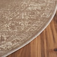 thumbnail image 5 of SAFAVIEH Vintage Kynaston Bordered Area Rug, Taupe, 5'3" x 7'6" Oval, 5 of 14