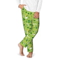 thumbnail image 2 of Hirioo St. Patrick's day1 for Teenagers' Pajama Pants Womens Lounge Pants with Pockets Pj Bottoms Pants for Men-Small, 2 of 6