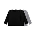 thumbnail image 6 of Grblisyd 3 Pack Girls Long Sleeve Shirts Fall Cute Black Shirts Size 10-12 Kids Crewneck Tshirts Trendy Girls Tops Teen Girls Clothes ,Black-Black-Gray 9-10Y, 6 of 6
