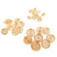 thumbnail image 3 of 2x30pcs Colgantes De Jaus Chapadas En Oro Para Fabricación (15/25/30 Mm) Zulema Colgante de jaulas de cuentas en espiral, 3 of 8