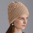 thumbnail image 2 of Gorros de polar de talla grande para hombres y mujeres, gorros cálidos de talla grande, gorros de invierno para cabezas grandes, gorros de punto elástico, 2 of 5