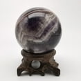 thumbnail image 6 of dream amethyst Crystal sphere Natural Healing Crystal carving ball for Reiki sculpture Healing and Crystal 0.4kg, 6 of 7