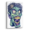 thumbnail image 2 of Epic Art 'Zombie Pattern Head 15' by Flyland Designs, Acrylic Glass Wall Art, 24"x36", 2 of 8