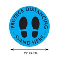 thumbnail image 4 of Amdohai Antiskid Sticker Floor Sign Floor Decal Stand Here Blue, 4 of 7