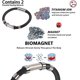 thumbnail image 3 of 2pcs Quick Slim Titanium Ion Magnetic Therapy Lymphatic Detoxification Bracelet Silicone Bracelet Anti-static, 3 of 5