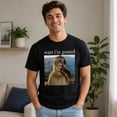 thumbnail image 6 of Wait I'm Goated Monkey Graphic T-Shirt, Unisex Classic Fit Meme Tee, 6 of 9