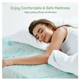 thumbnail image 6 of 2 Inch Mattress Topper King Size, Gel Memory Foam Mattress Pad, Certified, Ventilated Bed Topper for Pressure Relief Back Pain, Blue, 6 of 9