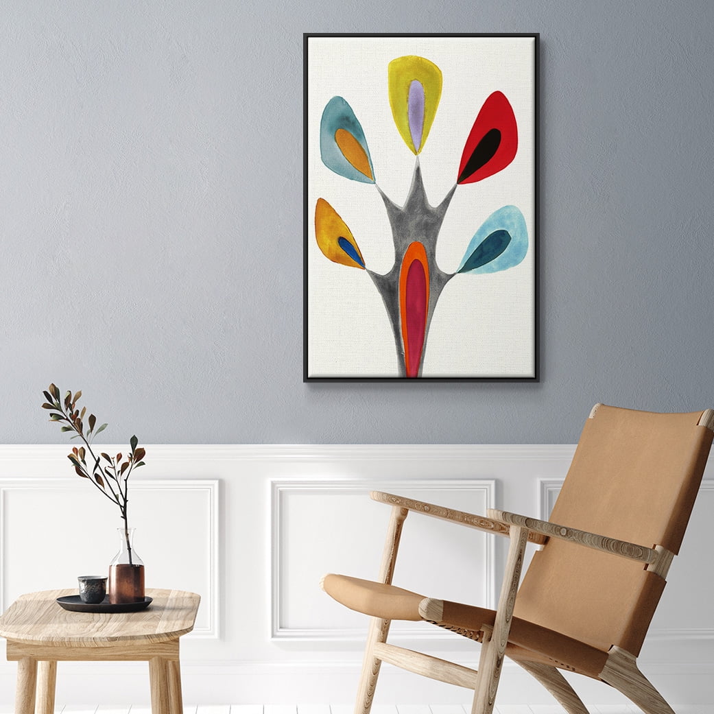 Magic Tricks II Framed Premium Gallery Wrapped Canvas - Ready to Hang - 27 x 41 - Black Floating Frame