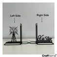 thumbnail image 4 of Craftnamesign Custom Ham Radio Metal Bookends, Ham Radio Bookshelf Decor, Book Stand, 4 of 4