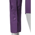 thumbnail image 5 of Doublju Women's Long Sleeve Slim Fit Button Down Dress Shirt (Plus Size Available), 5 of 5