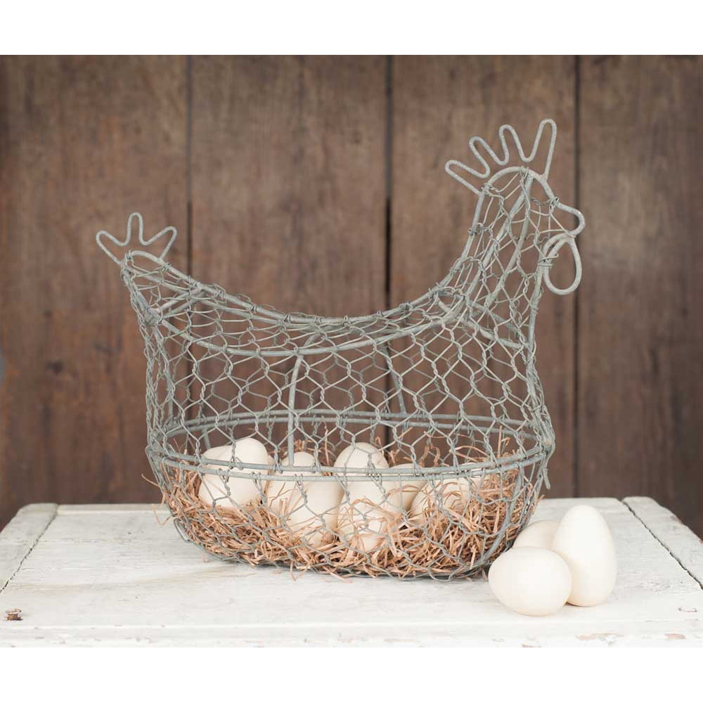 Chicken Wire Egg Basket
