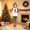 thumbnail image 6 of Christmas Family Pajamas Matching Sets Cute Xmas Red Wine Glass Crewneck Raglan Tops with Pants Holiday Casual Lounge Set Pjs, 6 of 7