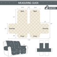 thumbnail image 2 of Housse de Sofa Inclinable, Housses de Canapé Inclinable, Housse de Canapé Inclinable à Mouvement Protecteur de Meuble avec Sangles Élastiques (2 Places, Gris Foncé, 2 of 6