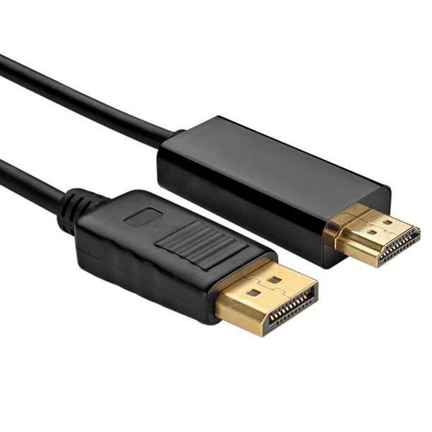 axGear DisplayPort DP vers HDMI Mâle vers Mâle Adaptateur de Câble de Port d'Affichage Convertisseur 6F