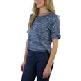 thumbnail image 5 of ToBeInStyle Women's Short Sleeve Hacci Sweater, 5 of 7