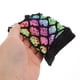 thumbnail image 4 of KAKOWELY 1 par de guantes sin dedos de rejilla de doble capa coloridos para mujer, adecuados para fiestas de los 80, bodas, eventos punk, cómodos y duraderos., 4 of 5