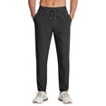 thumbnail image 4 of Men's Lightweight Hiking Pants Breathable Quick Dry Camping Fishing Running Athletic Active Jogger Pant Black S, 4 of 4