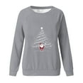 thumbnail image 5 of ShiShine Christmas Sweatshirts for Women Crewneck Long Sleeve Pullover Shirt Loose Casual Xmas Printed Fall Winter Tops, 5 of 5