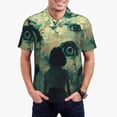 thumbnail image 2 of Balery Eyes Watching In The Dark Printed Men’s Short Sleeve Polo Shirt, Midweight Men's Shirt,Golf Polo shirts -X-Large, 2 of 8