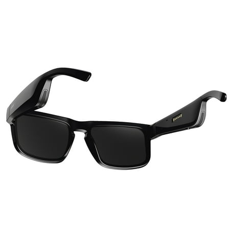Bose - Frames Tenor — Rectangular Bluetooth Audio Sunglasses - Black