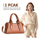 thumbnail image 3 of Bolsas De Tela Bolso De Hombro Xtellar cafe Para Mujer Cuero, 3 of 3