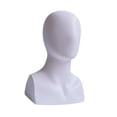 thumbnail image 1 of Runquan Mannequin Head Head Circumference 52cm Manikin Head for Necklace Display White, 1 of 8