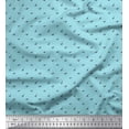 thumbnail image 1 of Soimoi Moss Georgette Fabric Dinosaur Shirting Printed Fabric 1 Yard 42 Inch Wide, 1 of 1