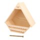 thumbnail image 5 of Casa para pájaros decorativa para mascotas, lugar cálido y protegido, casa para pájaros colgante de madera Estilo B, 5 of 8