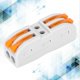 thumbnail image 4 of Conductor de cable, 10 piezas, conectores de cableado 2P, bloque de terminales de conector rápido de cable, grado profesional, 4 of 8