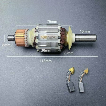 

Replacement Part Armature Rotor Anchor for WORX WU649 with Carbon Brush Bearing