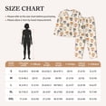 thumbnail image 4 of Daiia Shiba Head Face for Women's Long-Sleeved Pajama Set – Soft & Comfortable Sleepwear Button-Up Pajamas Cozy Lounge Wear-Small, 4 of 7