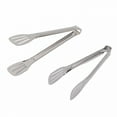 thumbnail image 3 of ACDANC Stainless Steel Kitchen Tongs Set,9&11",Perfect for Buffet,BBQ&Parties,3-Pronged Bread Tongs, 3 of 7